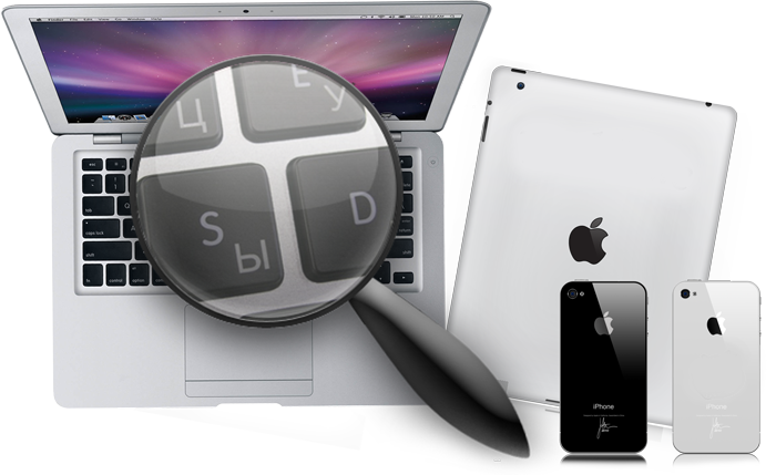 лазерная гравировка клавиатуры macbook в оаэ