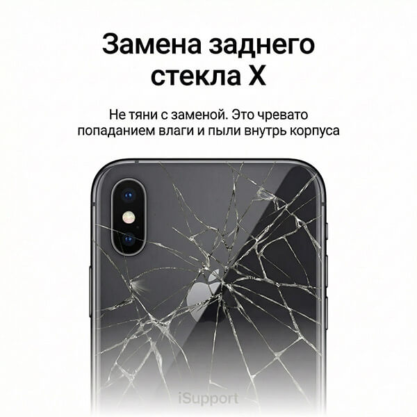 замена заднего стекла iphone 10 в дубае и абу-даби