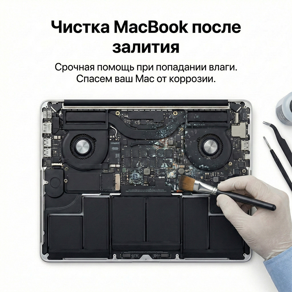 чистка macbook от воды Дубай, Абу-даби, Шарджа